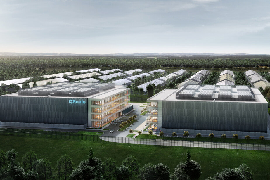QScale has started construction of the first high-intensity data processing complex in Lévis.&nbsp;Completion is scheduled for November 2022; Image sourced from QScale