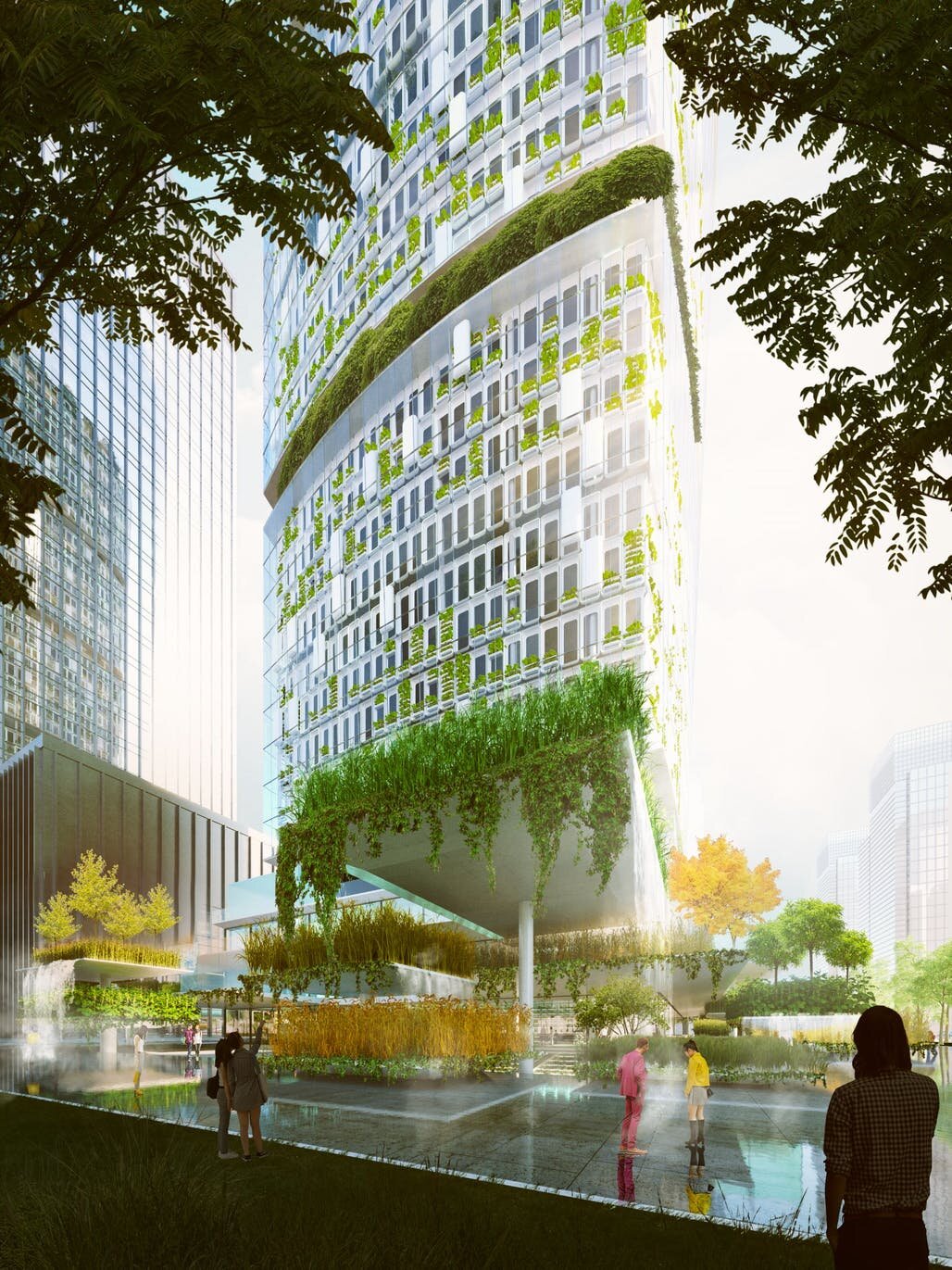 Jian Mu Tower. Image via CRA-Carlo Ratti Associati