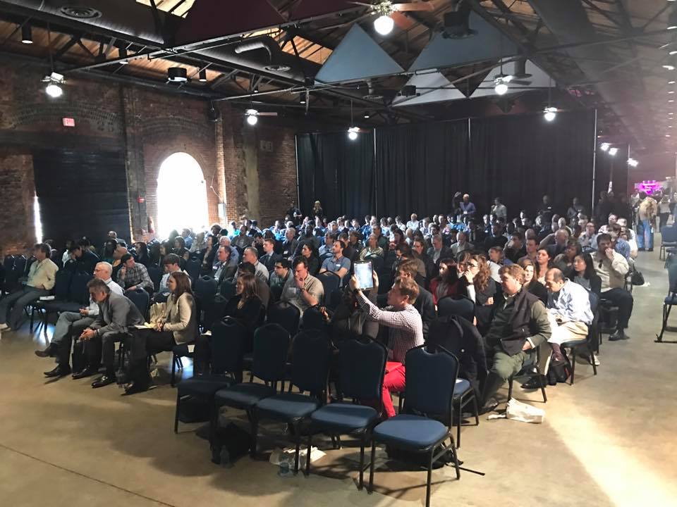 A photo of the crowd at the inaugural Aglanta Conference in 2017