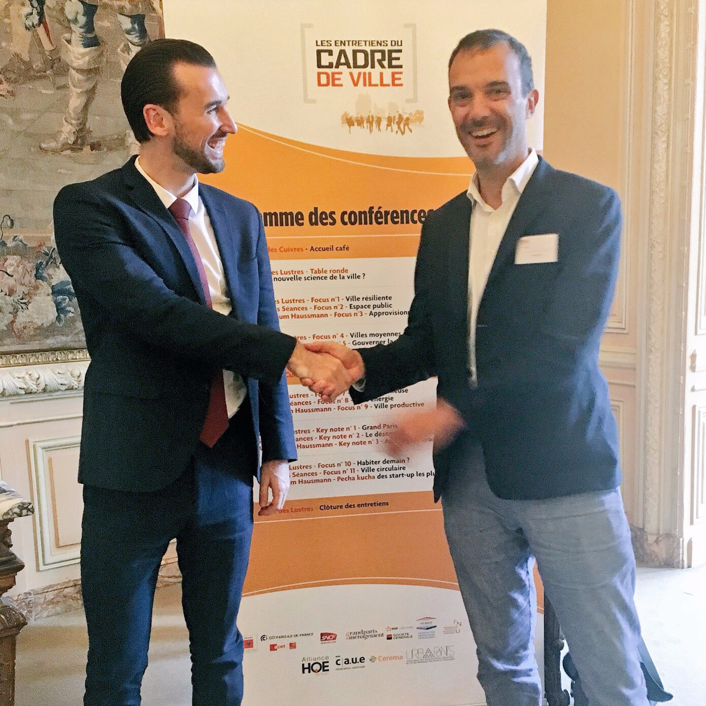Agritecture Founder and Managing Director Henry Gordon-Smith (left), with Agence 360 Co-Founder and President François-Laurent Touzain (right).