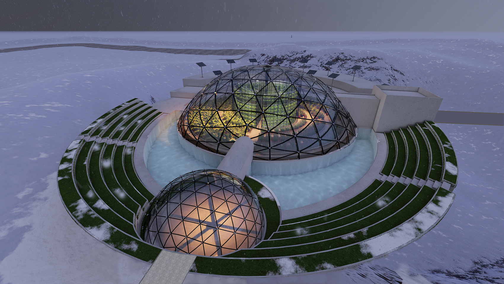 A rendering of Hala Al Amine’s&nbsp;for the Remote Northern Communities challenge area