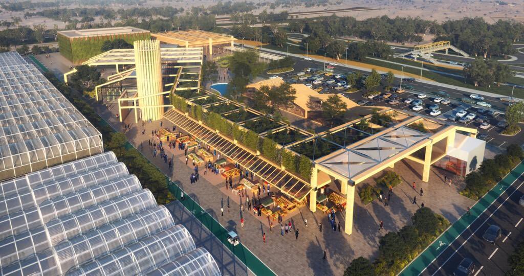 Rendering of the Food Tech Valley sourced from HH Sheikh Mohammed