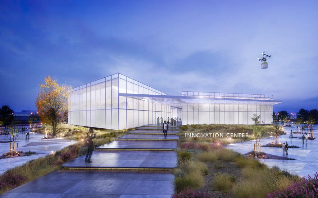 Rendering of the Food Tech Valley sourced from HH Sheikh Mohammed