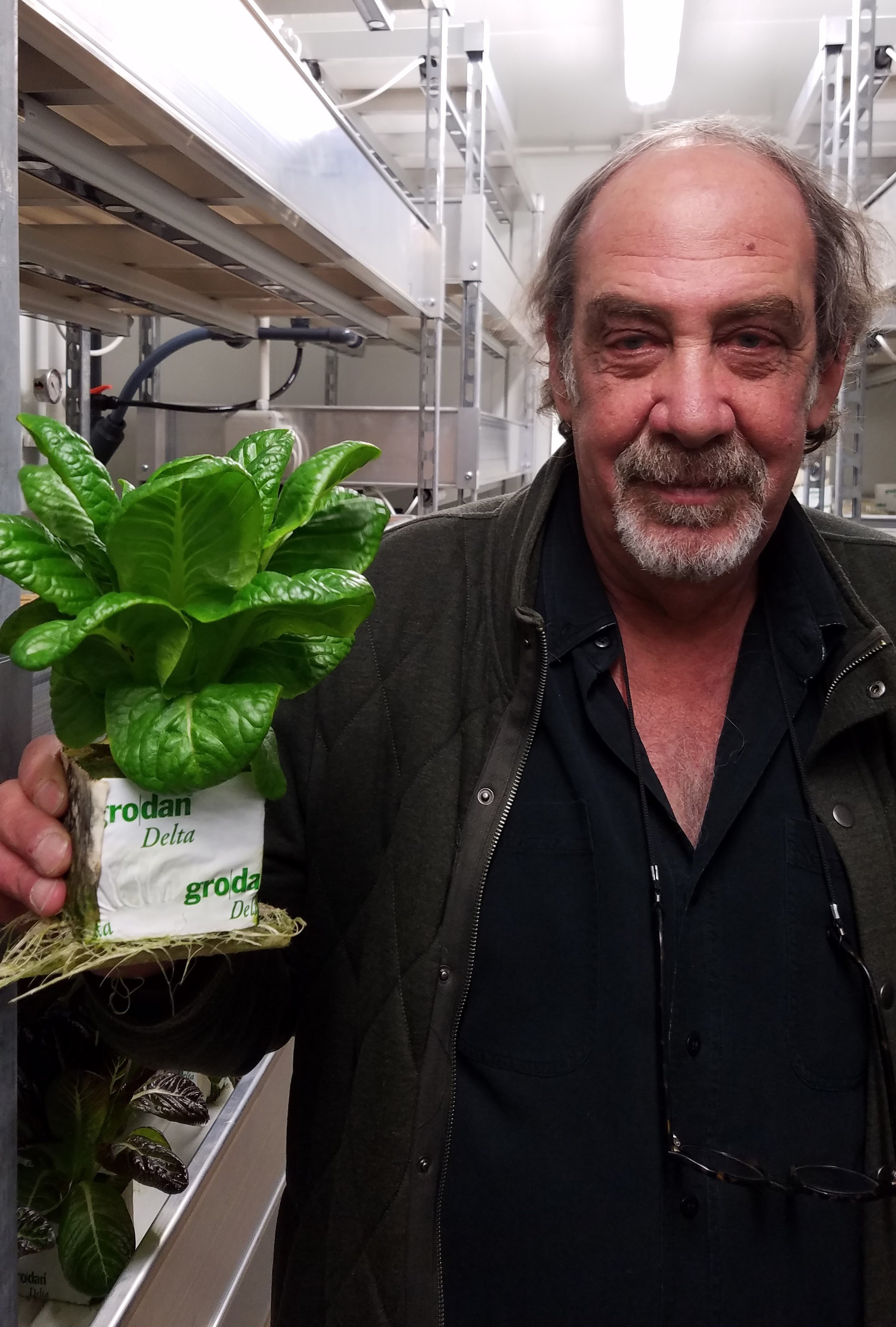 Glenn Behrman, founder and president of GreenTech Agro LLC and developer of the Growtainer.