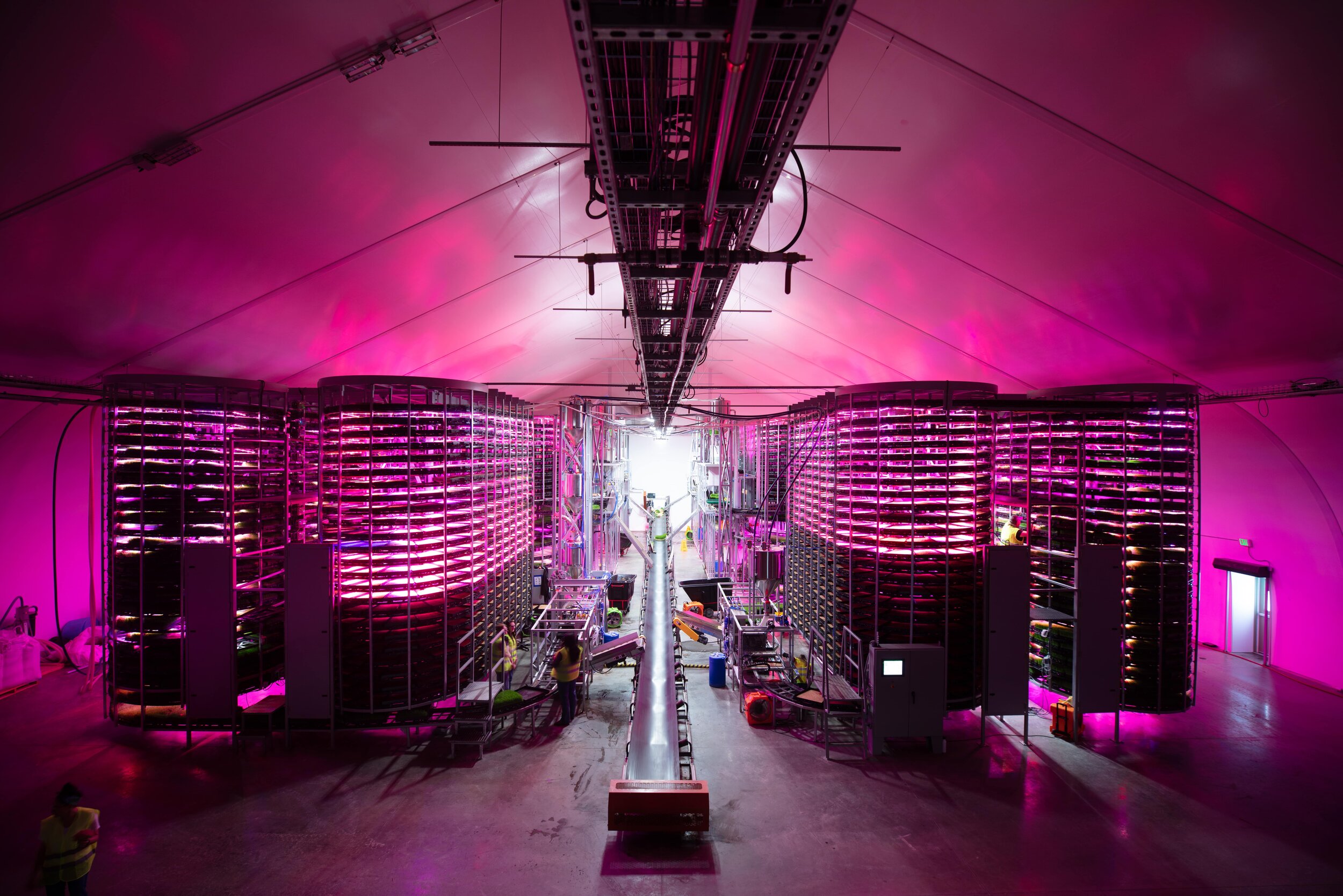 Grōv-Bateman Feed Production Center; image sourced from Sprung Structures