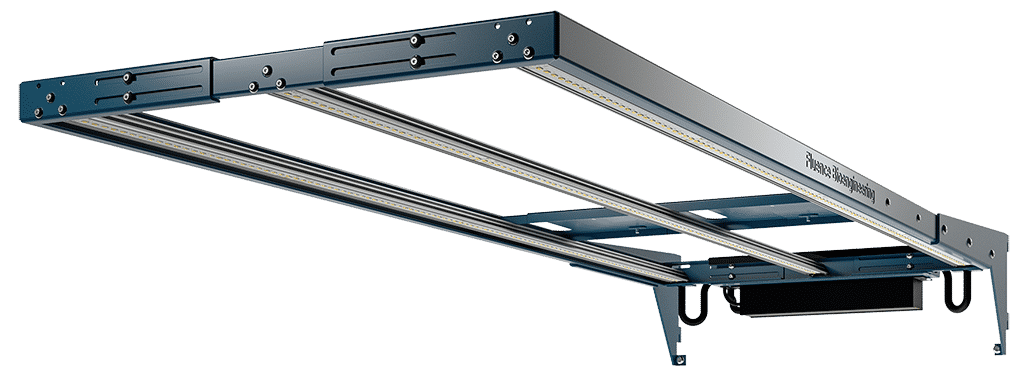 The new RAZR Series from Fluence offers modular and scalable lighting for the world’s largest and densest vertical farms.