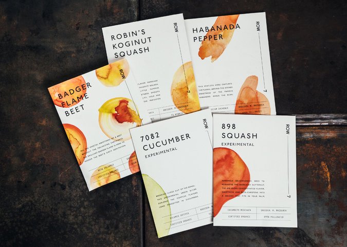 The company will sell seven varieties of seeds to start, both in small packets for home gardeners and in bulk for farmers. (Credit: Andrew White for The New York Times)