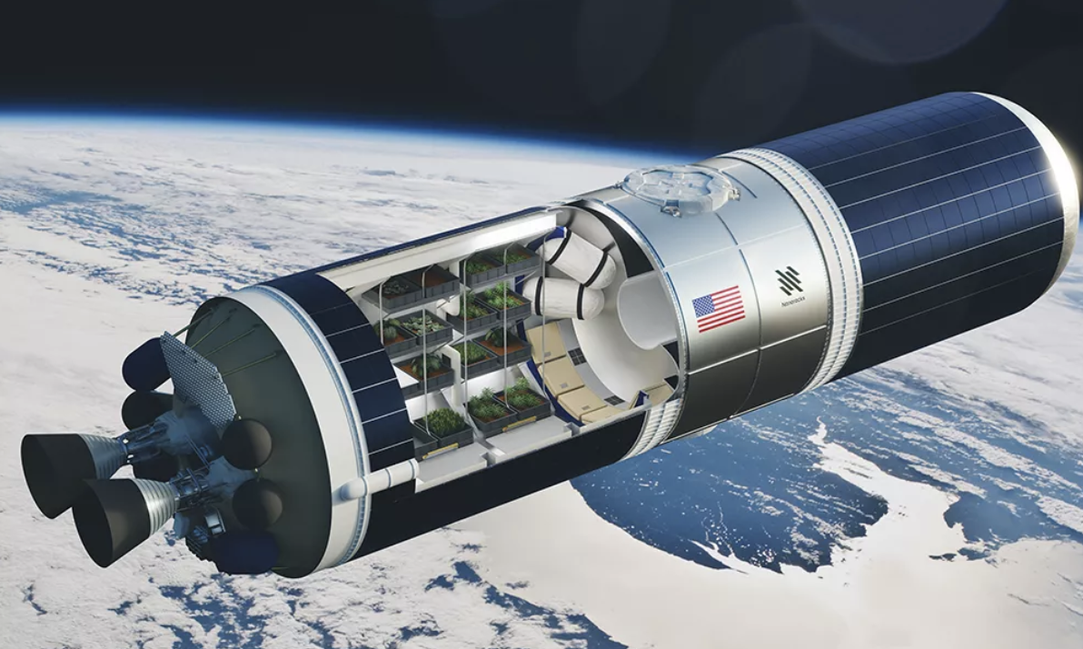 An artist's illustration of a greenhouse in space inside a Nanoracks StarLab Outpost module. (Image: © Nanoracks/Mack Crawford)