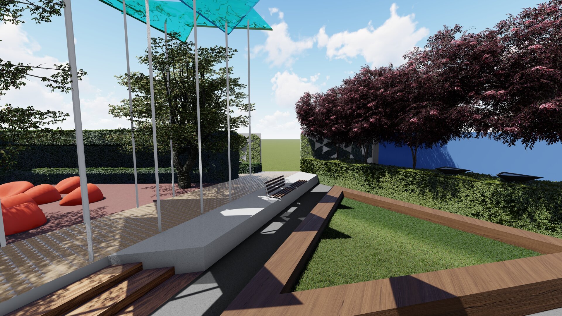 Rendering of one of Dubai’s robotics lab’s landscape by Dhwani