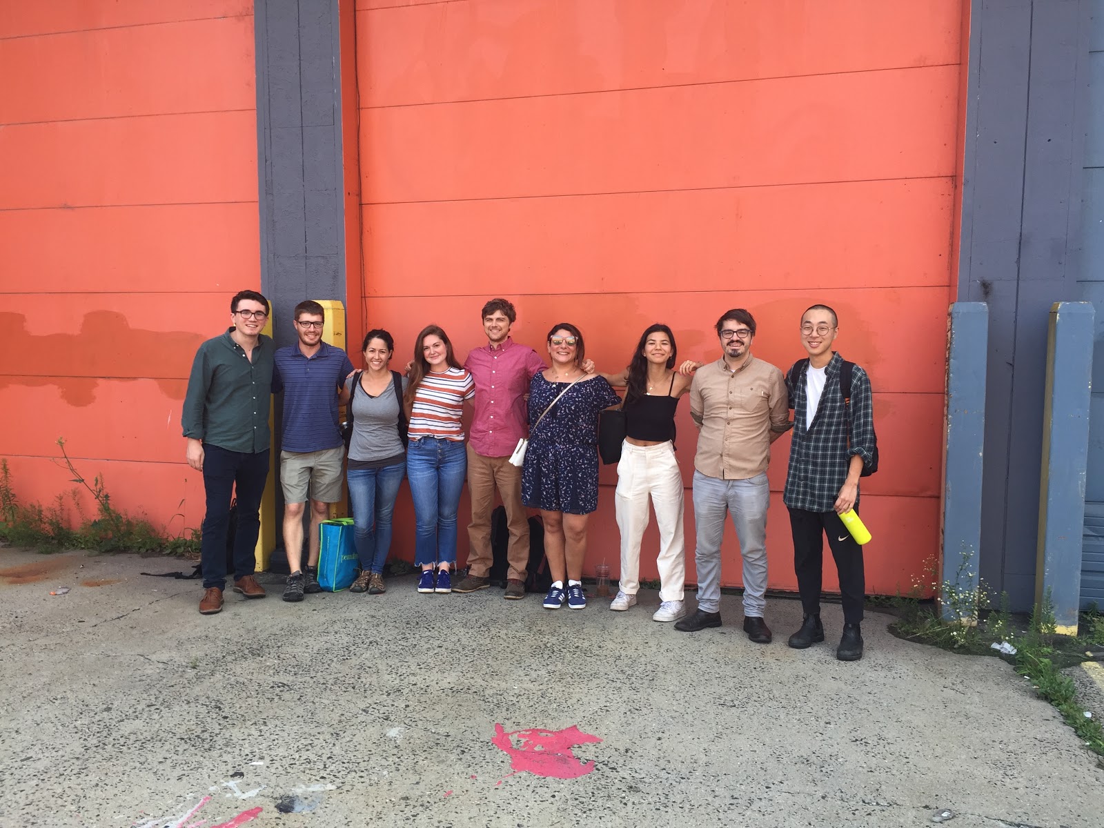 Photo (From left to right): Christian Kanlian ‘20, Jacob Mark Holley, Yolanda Gonzalez, Katherine Rogers ‘20, Sam Anderson, Maya Ezzeddine, Mason Leist ‘20, Wythe Marschall, Brian Byun ‘19