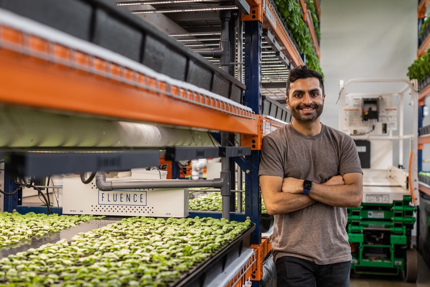 Mr. Shauk says he entered the business after growing frustrated with the quality of the vegetables in his local supermarket. Photograph by Michael Starghill Jr. for The Wall Street Journal.