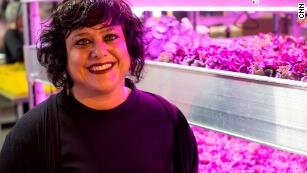 Nona Yehia, the founder of Vertical Harvest in Jackson, Wyoming. Image sourced from CNN