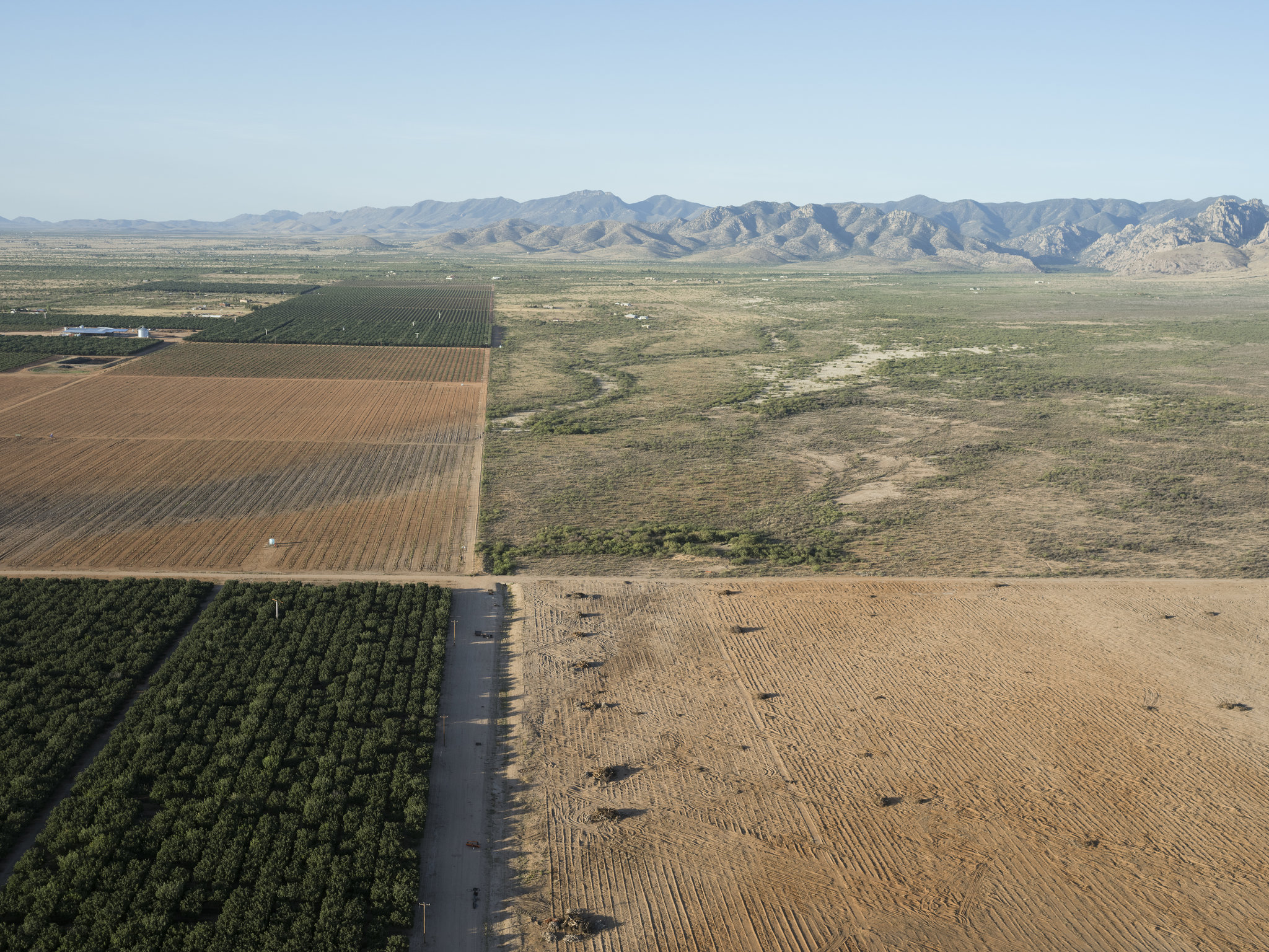 Farmland in the Sulphur Springs Valley of Arizona. (Credit: Lucas Foglia for The New York Times)