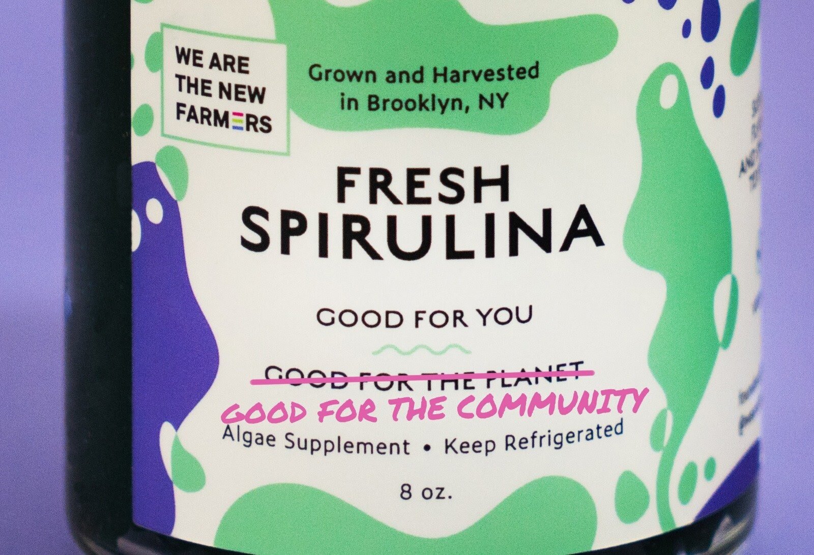Image: We Are The New Farmers fresh Spirulina, courtesy of We Are The New Farmers