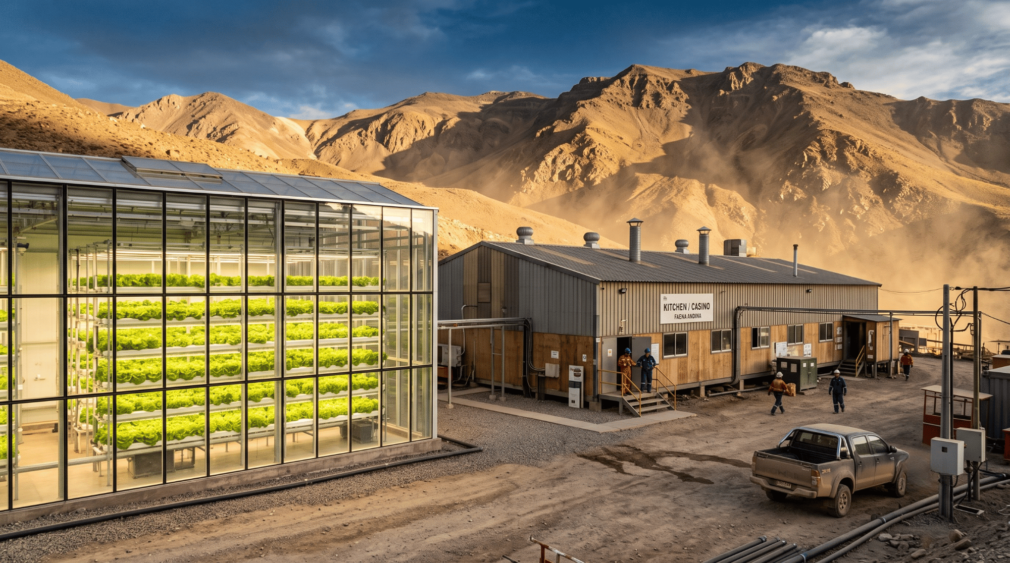 Vertical farm in Copper Camp