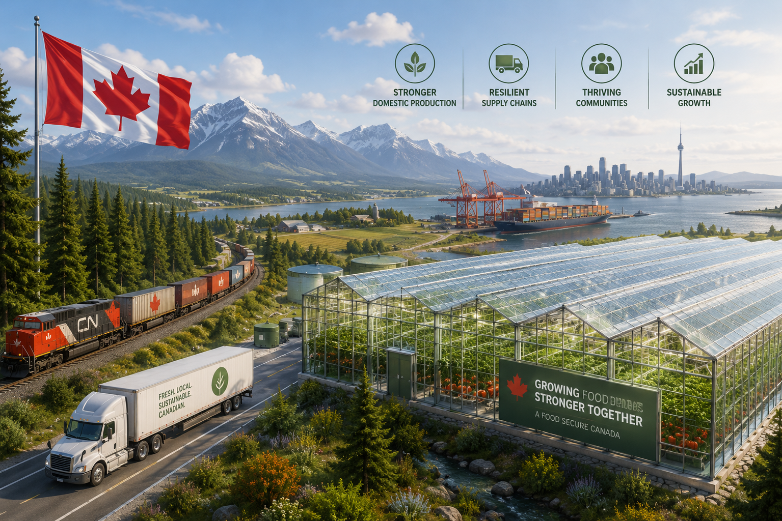 Canada's National Food Security Strategy Allocates $750M to Controlled Environment Agriculture.