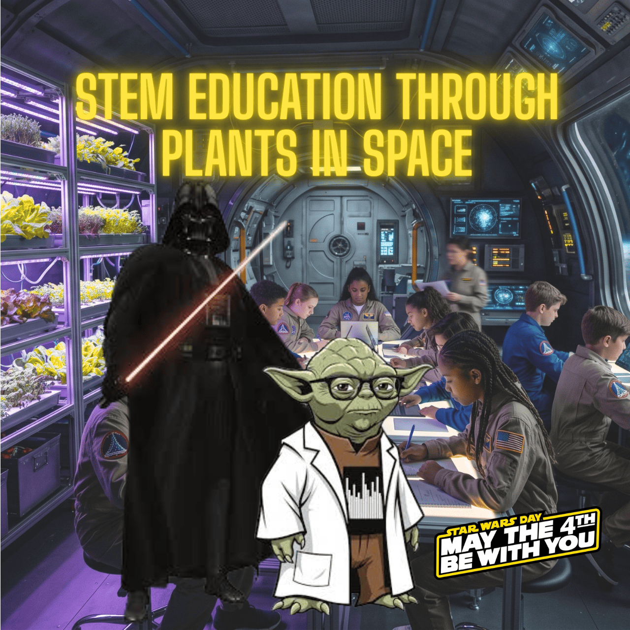 STEM Education through Plants in Space - May the 4th