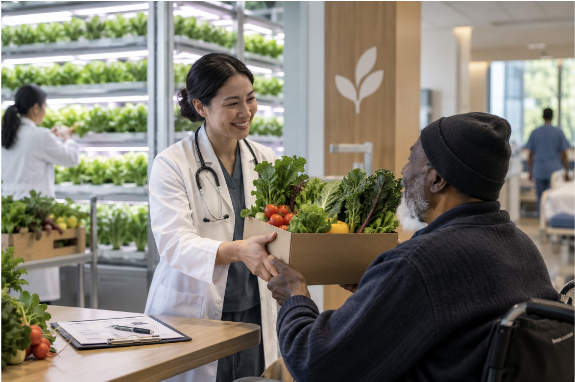 The Case for Controlled Environment Agriculture in Healthcare as Infrastructure for Preventive Medicine