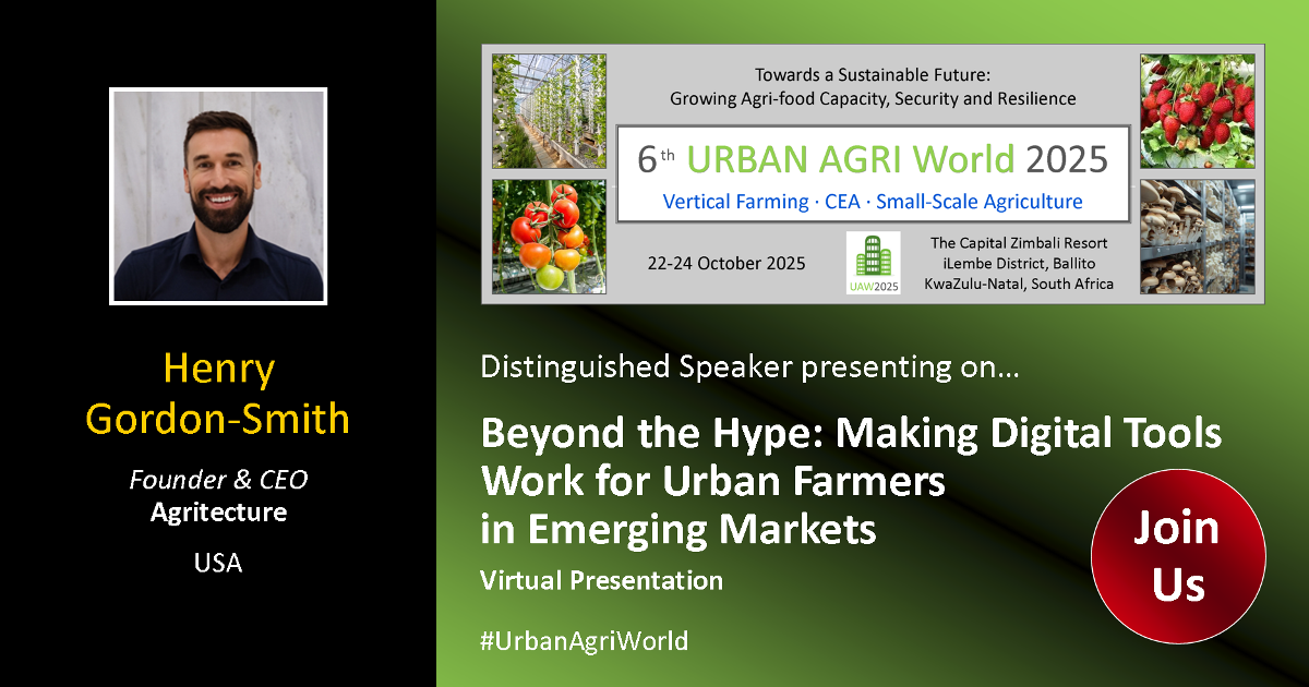 6th Urban Agri World Summit